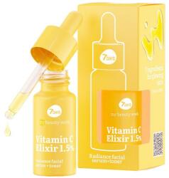 7DAYS Ser+toner pentru strălucirea pielii - 7 Days My Beauty Week Vitamin C Elixir 1, 5% 20 ml