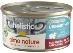 Almo Nature Holistic Cat, conserva urinary cu rata, set 12 X 85 g