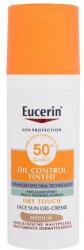 Eucerin Sun Oil Control Tinted Dry Touch Sun Gel-Cream SPF50+ pentru ten 50 ml unisex Medium