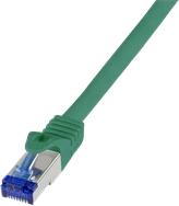 LogiLink C6A035S Patch kábel Ultraflex, Cat. 6A, S/FTP, zöld, 1 m (C6A035S)