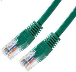 XtendLan patch kábel Cat6, UTP - 1m, zöld (eladó 10 db) (PK_6UTP010green)