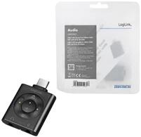 LOGILINK UA0365 USB 3.2 audioadapter EQ-val, USB-C/M - 2x3, 5 mm/F, 7.1 csatornás (UA0365)