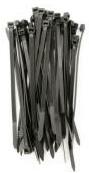 Bridfix gyorskötöző fekete, árnyékoló hálóra 14cm, 50db/csomag (285794 - bridfix 140mm black) (31383)