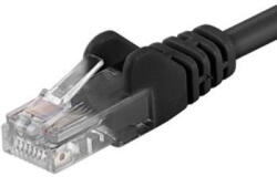 PremiumCord Patch kábel UTP RJ45-RJ45 CAT6 5m fekete (sp6utp050C)