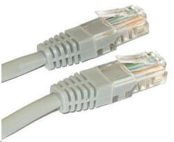 XtendLan patch kábel Cat6, UTP - 1m, szürke (10 db eladó) (PK_6UTP010grey)