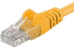 PremiumCord Patch kábel UTP RJ45-RJ45 CAT6 5m sárga (sp6utp050Y)