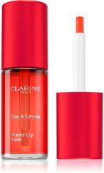 Clarins Water Lip Stain Lip Gloss mat cu efect de hidratare culoare 02 Orange Water 7 ml