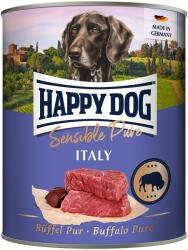 Happy Dog 12x800g Happy Dog Sensible Pure nedves kutyaeledel- Italy (bivaly pur)