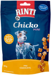 RINTI 4x80g Rinti Extra Chicko Mini Sajtkocka & csirke rágócsíkok kutyasnack