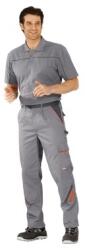 ROCK SAFETY Pantaloni cu talie inalta, marimea: 48, Gri / Portocaliu / Gri inchis, Rock Safety Visline 24200/48