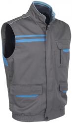 ROCK SAFETY Vesta, marime: 4XL, Gri / Albastru deschis, Rock Safety Rock Worker RWME/4XL