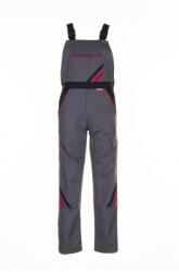ROCK SAFETY Pantalon cu pieptar, marimea: 42, Gri inchis / Negru / Rosu, Rock Safety Highline 23320/42