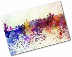 Wallmuralia. hu Üveg vágódeszka fényképpel Chicago színes minőség 2x40x52 cm