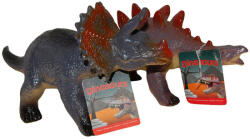 UP Int'l Set 2 figurine dinozauri din cauciuc, Triceratops si Stegosaurus, 32-34 cm (UP26697TS) - ejuniorul Figurina