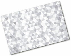 Wallmuralia. hu Üveg vágódeszka fényképpel Szürke háromszög 2x40x52 cm