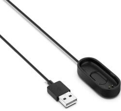 Xiaomi Mi Band 4, töltő + kábel, USB, mágneses, 100 cm, fekete - tok-shop