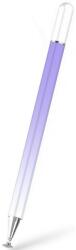  Univerzális toll, (bármilyen kapacitív kijelzőhöz), színátmenetes, Ombre Stylus Pen, lila/fehér