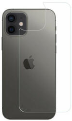 Apple iPhone 12 Mini, Kijelzővédő fólia, ütésálló fólia, hátlapi, Tempered Glass (edzett üveg), Clear - tok-shop