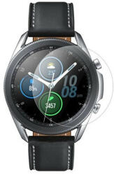 Samsung Galaxy Watch 3 (41mm) SM-R850 / R855, Kijelzővédő fólia, ütésálló fólia (az íves részre nem hajlik rá! ), Tempered Glass (edzett üveg), Clear - tok-shop