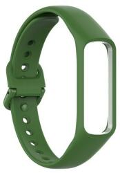 Samsung Galaxy Fit 2 SM-R220, szilikon pótszíj, állítható, sötétzöld