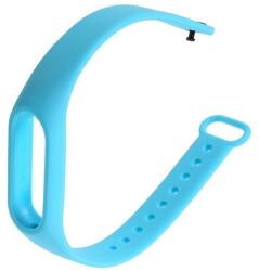 Xiaomi Mi Band 2, szilikon pótszíj, állítható, világoskék