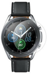 Samsung Galaxy Watch 3 (45mm) SM-R840 / R845, Kijelzővédő fólia, ütésálló fólia (az íves részre nem hajlik rá! ), Tempered Glass (edzett üveg), Clear - tok-shop