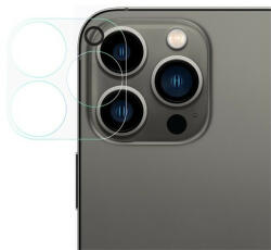 Apple iPhone 13 Pro, Kamera lencsevédő fólia, ütésálló fólia, Tempered Glass (edzett üveg), Clear