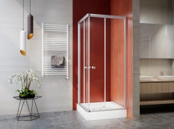 Sanimix Szögletes zuhanykabin, 5mm víztiszta üveggel (22.1512TN-90/5)