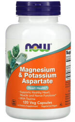 NOW Magnesium Potassium Aspartate with Taurine, NOW Foods, 120 capsule