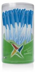 FlexOffice Golyóstoll, 0, 3 mm, kupakos, FLEXOFFICE "Candee", kék (50 db) (FOGT027KK)