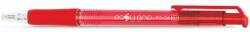 FlexOffice Golyóstoll, 0, 4 mm, nyomógombos, FLEXOFFICE "EasyGrip", piros (12 db) (FOGT08P)