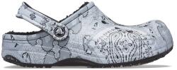 Crocs Baya Lined Printed Clog Női Téli papucs (205975-0ZX M5W7)