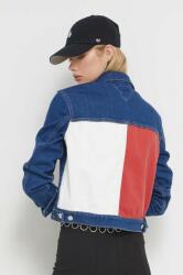 Tommy Jeans farmerdzseki női, sötétkék, átmeneti - sötétkék XS - answear - 45 990 Ft