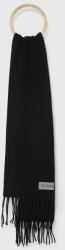 Guess sál gyapjú keverékből fekete, sima - fekete Univerzális méret - answear - 16 990 Ft