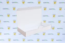Szidibox Karton Csomagoló doboz, önzáró, postai kartondoboz 200x100x30mm fehér (SZID-01134)