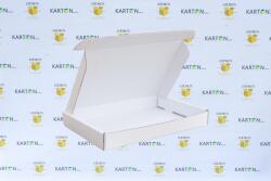 Szidibox Karton Csomagoló doboz, önzáró, postai kartondoboz 220x150x30mm fehér (SZID-01298)