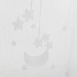 Atmosphera for kids Perdea cu inele si stele brodate ETOILES, 140 x 240 cm (195906)