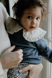 That's mine baba blúz 031871 Alberte Blouse sötétkék, sima - sötétkék 68