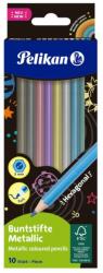 Herlitz Színes ceruza / 10 szín Metallic