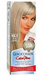 GEROCOSSEN Vopsea de Par Silk&Shine Gerocossen Color Plus, nuanta 15.1 Blond Cenusiu, 50 g