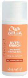 Wella Sampon Intens Nutritiv pentru Par Uscat si Deteriorat - Wella Professionals Invigo Nutri-Enrich, Mini, varianta 2023, 50 ml
