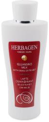 Herbagen Lapte Demachiant cu Extract din Melc Herbagen, 200g