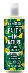 Faith in Nature Balsam pentru Toate Tipurile de Par cu Lamaie si Tea Tree Faith in Nature, 400ml