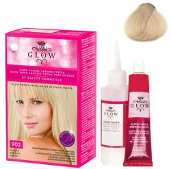 Kallos Vopsea Permanenta - Kallos Glow Long Lasting Cream Hair Colour Nuanta 902 Bej Blond
