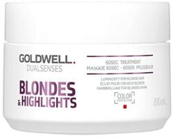 Goldwell Masca pentru Par Blond - Goldwell Dualsenses Blondes & Highlights 60sec Treatment 200 ml