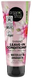 Organic Shop Balsam Leave-in pentru Stralucirea Parului Vopsit Shining Water Lily & Amaranth Organic Shop, 75 ml