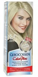 GEROCOSSEN Vopsea de Par Silk&Shine Gerocossen Color Plus, nuanta 15.2 Blond Argintiu, 50 g