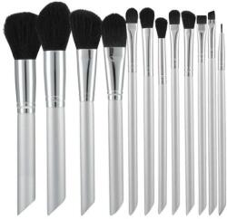 Mimo Set 12 Pensule Gri pentru Machiaj - Mimo Makeup Brush Grey, 12 buc