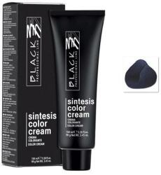 Black Professional Vopsea Crema Permanenta - Black Professional Line Sintesis Color Cream, nuanta 1.11 Blue Black, 100ml