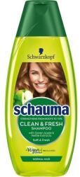 Schauma Sampon cu Mar Verde si Urzica pentru Par Normal - Schwarzkopf Schauma Clean & Fresh Shampoo with Green Apple & Nettle Extract for Normal Hair, 400 ml